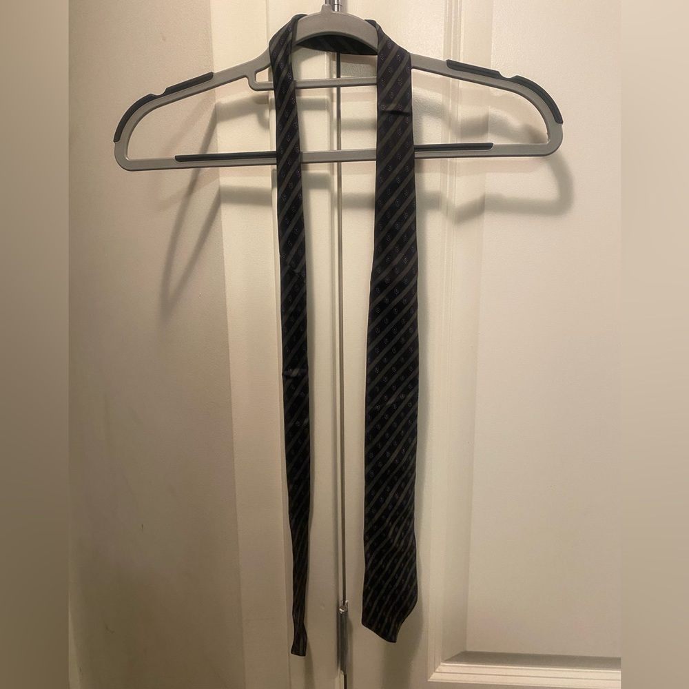 Vintage Yves Saint Laurent Striped Tie